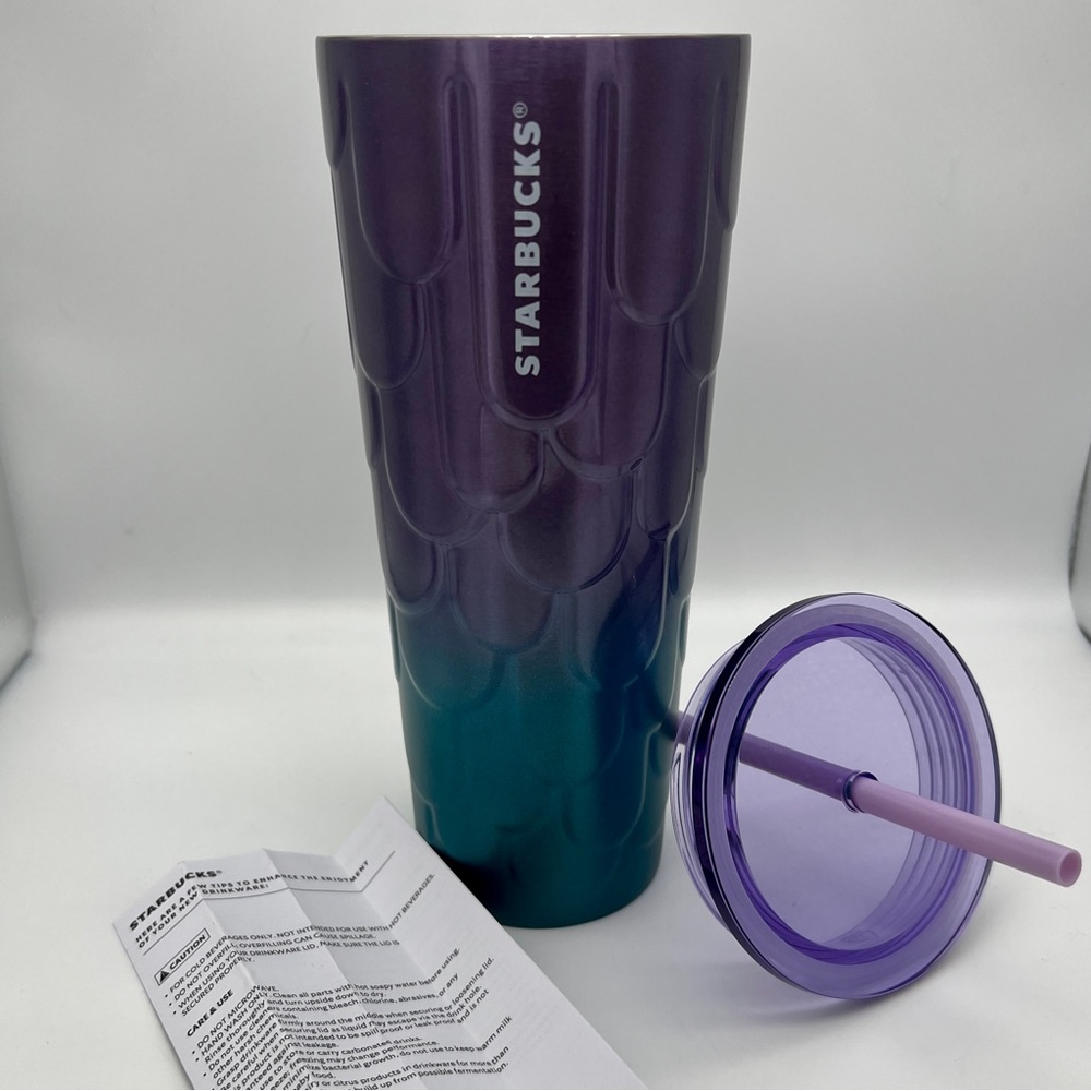 STARBUCKS Twilight Ombre Siren Scales Cold Cup - Purple & Blue - Venti - Picture 6 of 6